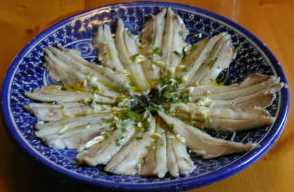 Boquerones en vinagre